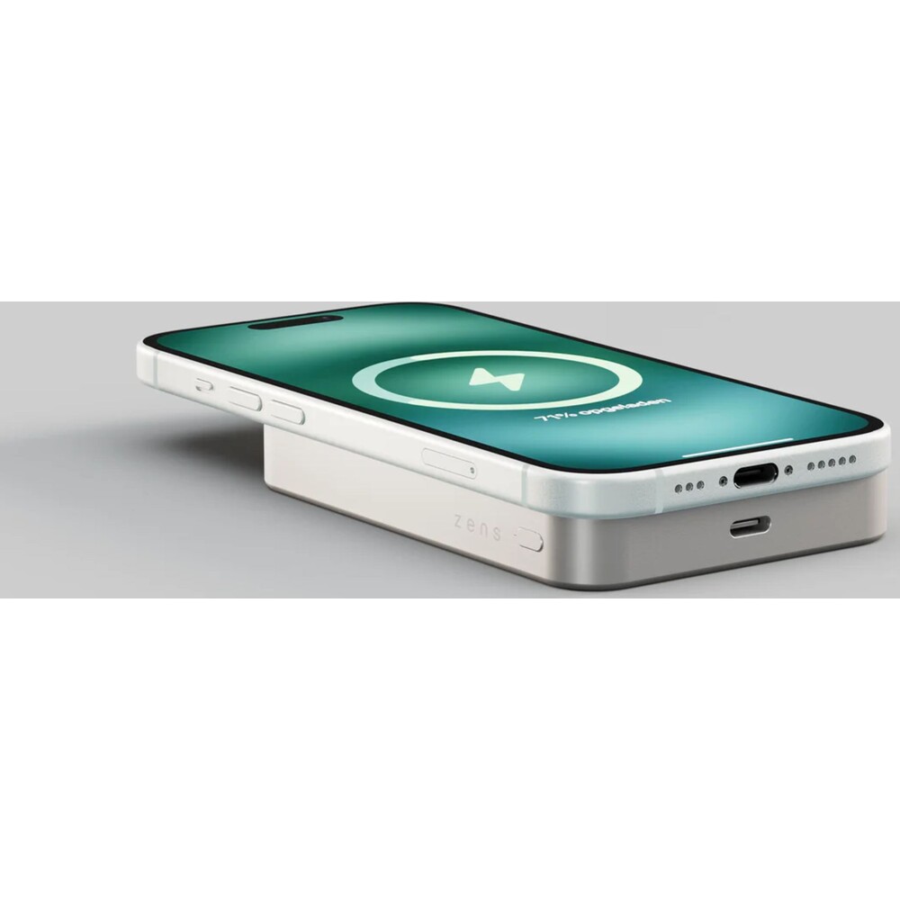 ZENS-Pro-1-MagSafe-Qi2-slim-powerbanka-10000-mAh-15-W-USB-C-bila