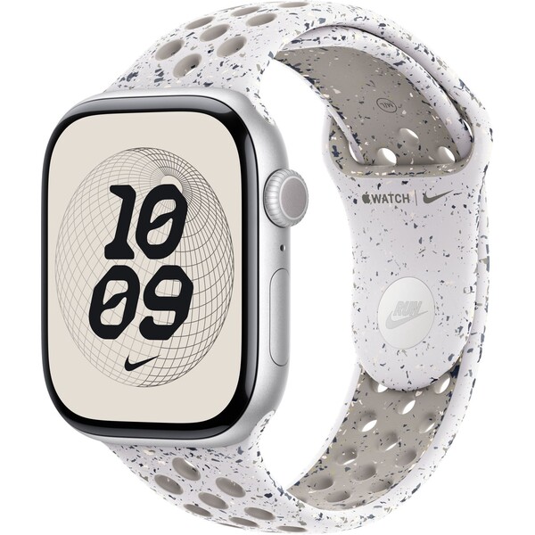 Apple-Watch-49-46-45-44mm-Veiled-Grey-sportovni-reminek-Nike-S-M