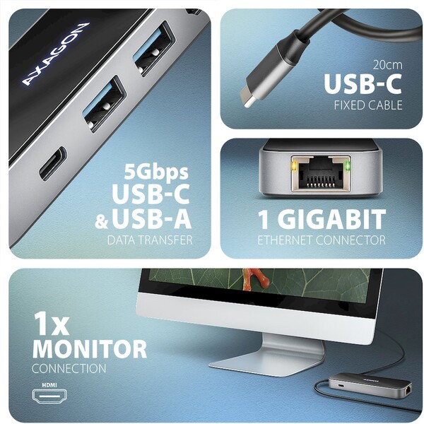AXAGON-HMC-6GLN-6v1-USB-C-hub