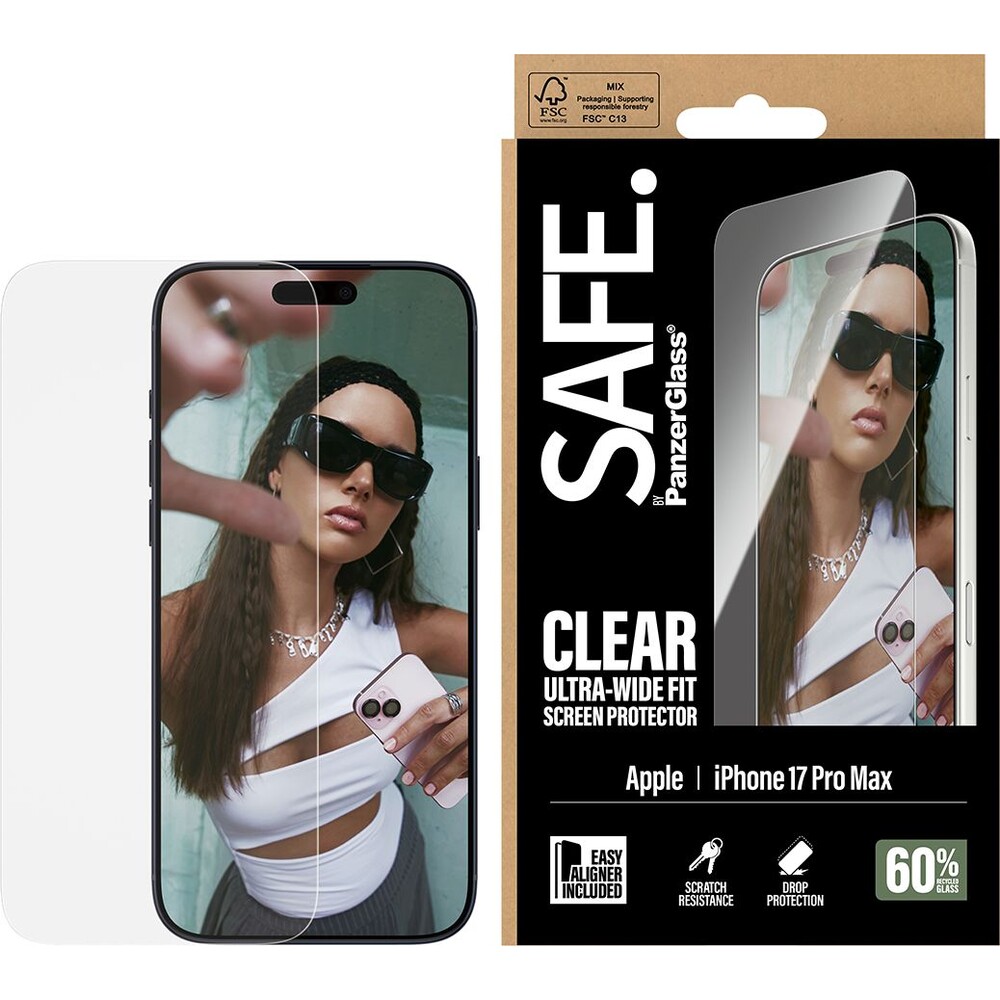 PanzerGlass-SAFE-Ultra-Wide-Fit-sklo-Apple-iPhone-17-Pro-Max-s-instalacnim-rameckem