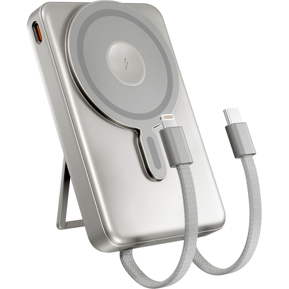Spello-ForcePack-4v1-MagSafe-powerbanka-10000mAh-titanova