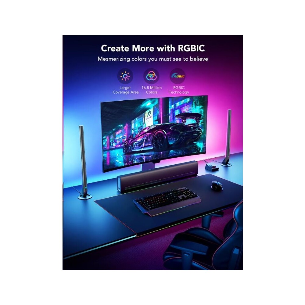 Govee-Smart-Gaming-Light-Bars-LED-Panely-Smart-Dual-ovladac
