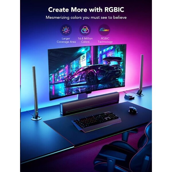 Govee-Smart-Gaming-Light-Bars-LED-Panely-Smart-Dual-ovladac