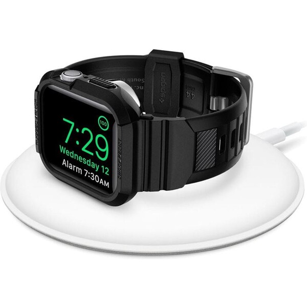 Spigen-Rugged-Armor-Pro-reminek-s-pouzdrem-Apple-Watch-45-44mm-cerny