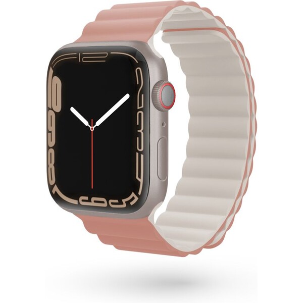 Epico-Watch-Strap-Magnetic-pro-Apple-Watch-42-44-45-49-mm-ruzova-seda