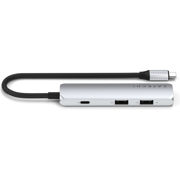 Satechi-4v1-USB-C-Slim-viceportovy-adapter-4K-stribrny