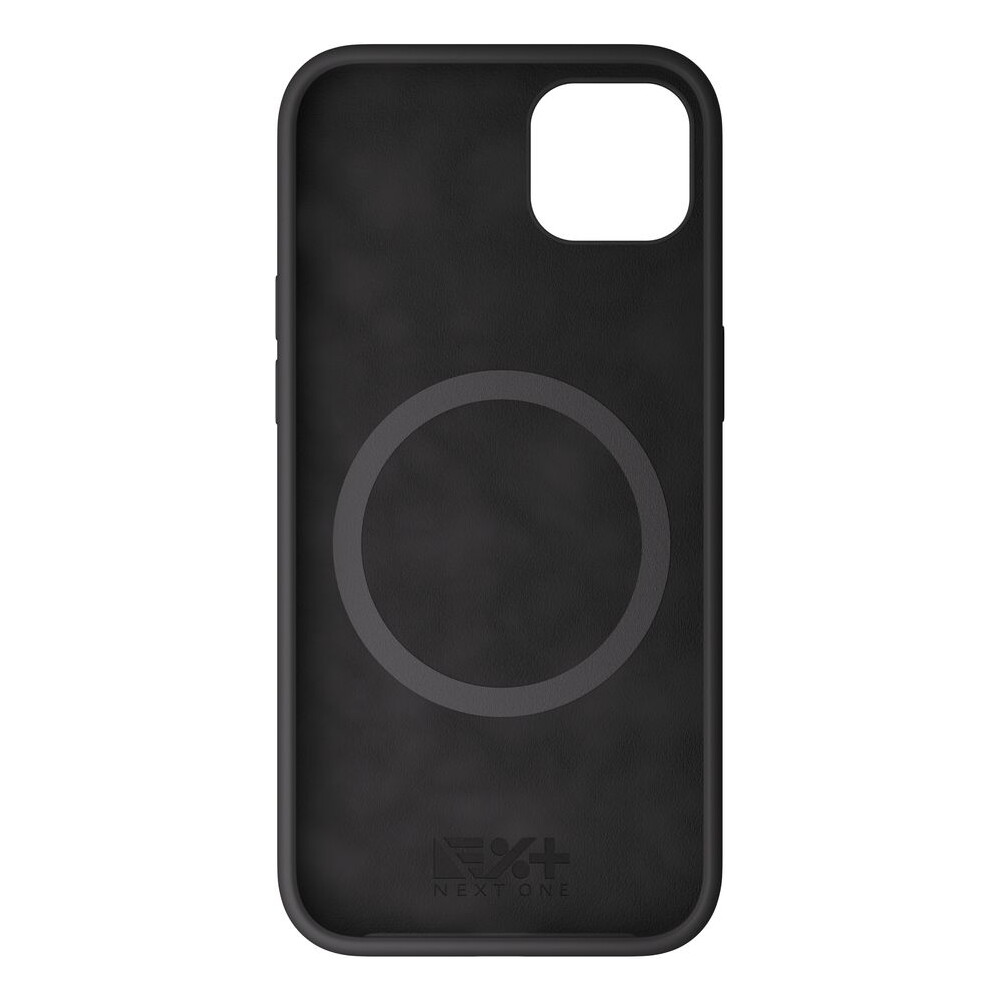 Next-One-MagSafe-silikonovy-kryt-iPhone-14-Plus-cerny