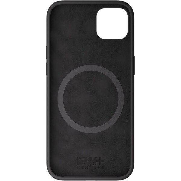 Next-One-MagSafe-silikonovy-kryt-iPhone-14-Plus-cerny
