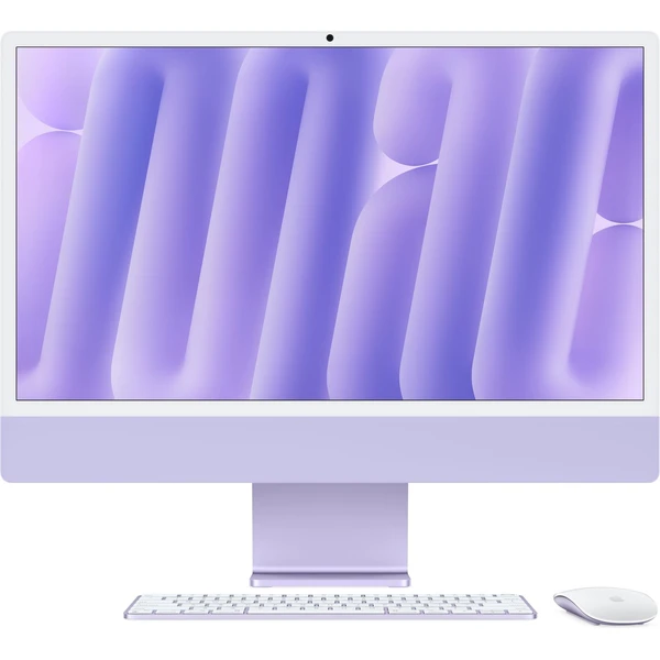 CTO Apple iMac 24" (2024) 10CPU / 32GB / 2TB / Mouse / fialová / RU Touch ID NUM KLV / 1Gbps - All-in-one - Hlavní obrázek