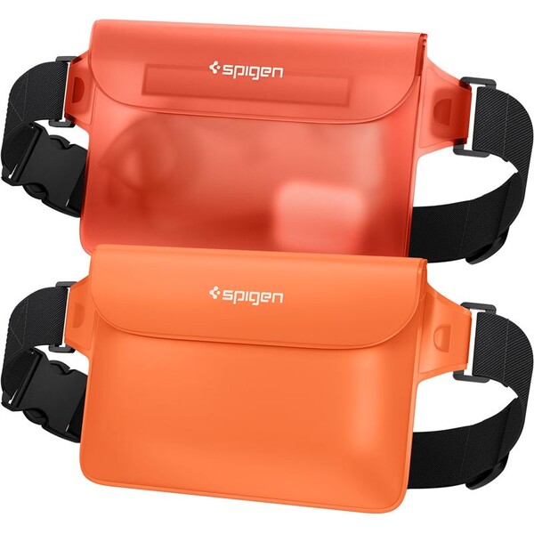 Spigen-Aqua-Shield-WaterProof-Waist-Bag-A620-2-Pack-oranzovy