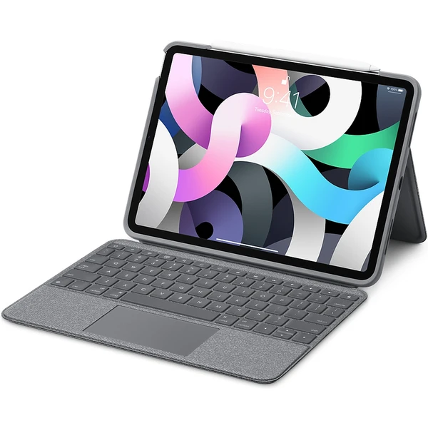 Logitech Folio Touch pouzdro s CZ klávesnicí a trackpadem iPad Air 11" (M2/5.gen/4.gen) šedé - Pouzdra s klávesnicí - Hlavní obrázek