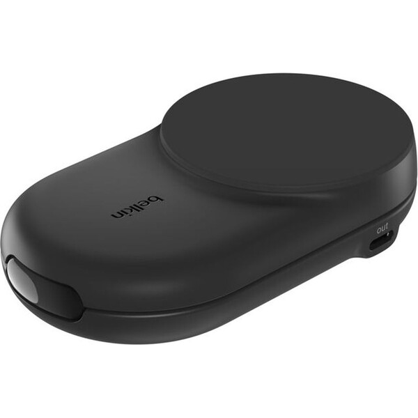 Belkin-UltraCharge-Qi2-25W-2v1-MagSafe-nabijecka-pro-iPhone-AirPods-s-USB-C-cerna