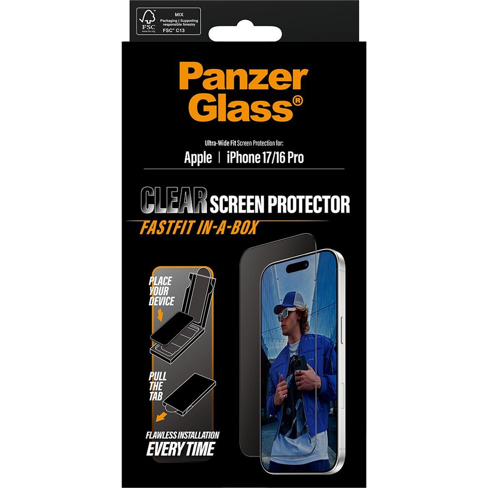 PanzerGlass-Ultra-Wide-Fit-sklo-Apple-iPhone-17-16-Pro-s-bezprasnym-aplikacnim-boxem