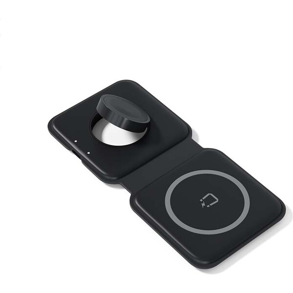 Spello-2v1-MagSafe-bezdratova-nabijecka-15W-cerna