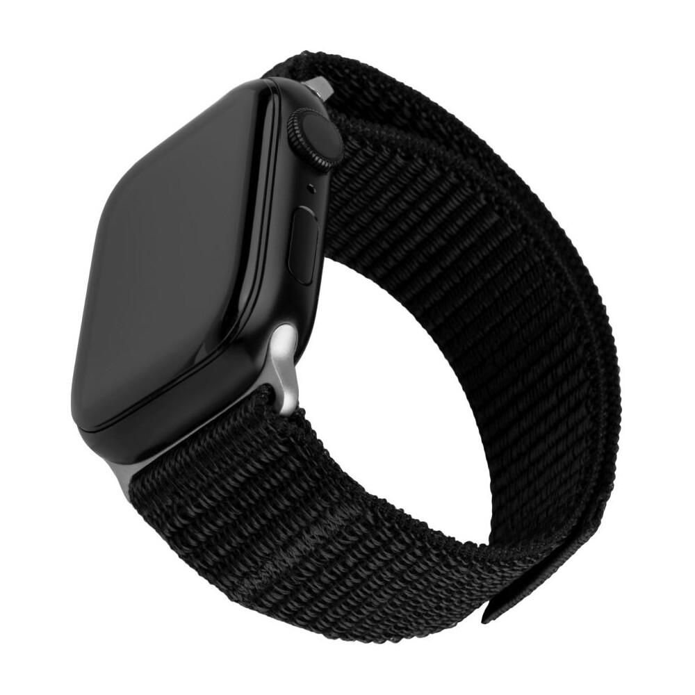 FIXED-Nylon-Sporty-Strap-reminek-Apple-Watch-Ultra-49mm-cerny