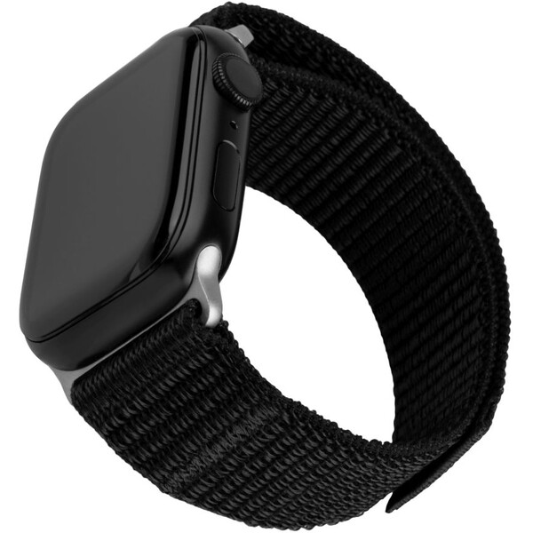 FIXED-Nylon-Sporty-Strap-reminek-Apple-Watch-Ultra-49mm-cerny