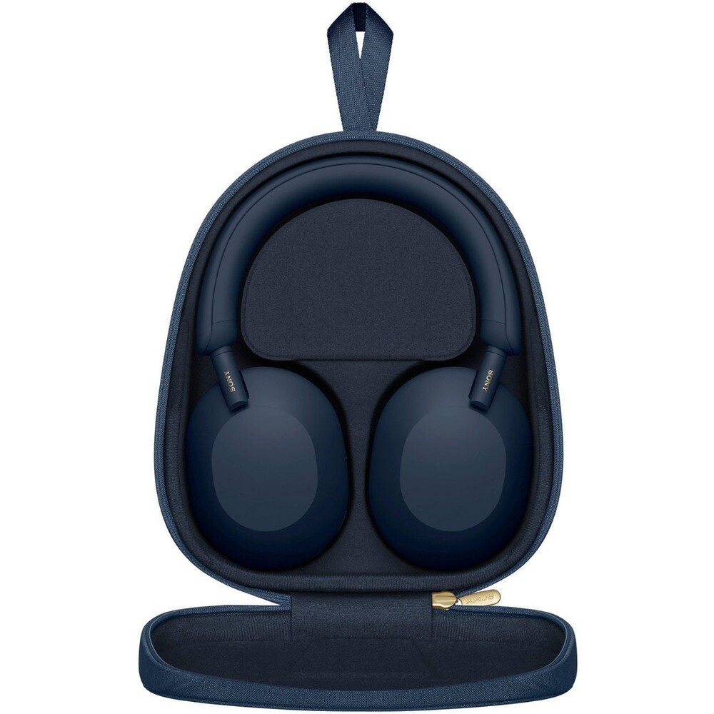 Sony-WH-1000XM5-bezdratova-sluchatka-modra