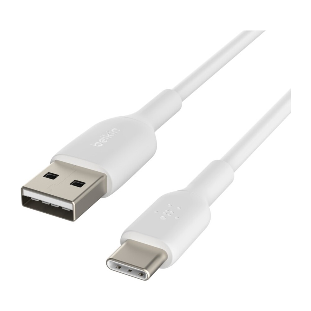Belkin-BOOST-Charge-USB-C-USB-A-napajeci-kabel-15W-2m-bily