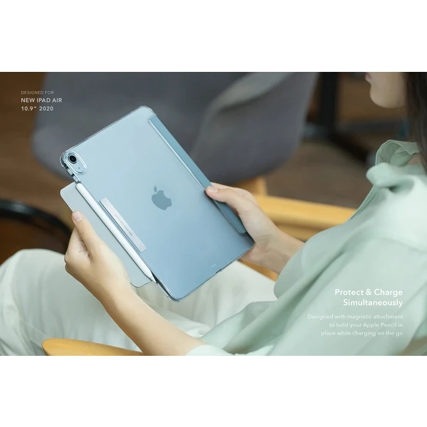 UNIQ Camden Antimikrobiální pouzdro iPad Pro 11" (20/21/22) růžové - Pouzdra - Obrázek L9JP600301