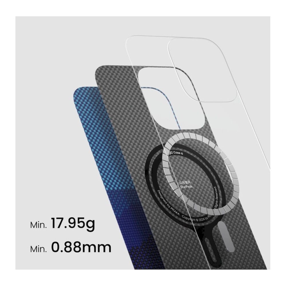 Pitaka-Tactile-Woven-Case-kryt-iPhone-16-Pro-Max-StarPeak-Over-the-Horizon