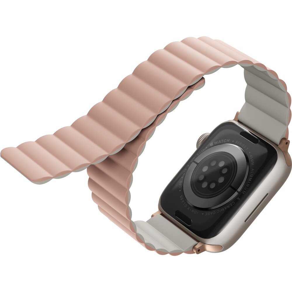 UNIQ-Revix-oboustranny-reminek-pro-Apple-Watch-49-46-45-44-42mm-Blush-ruzovy-bezovy-