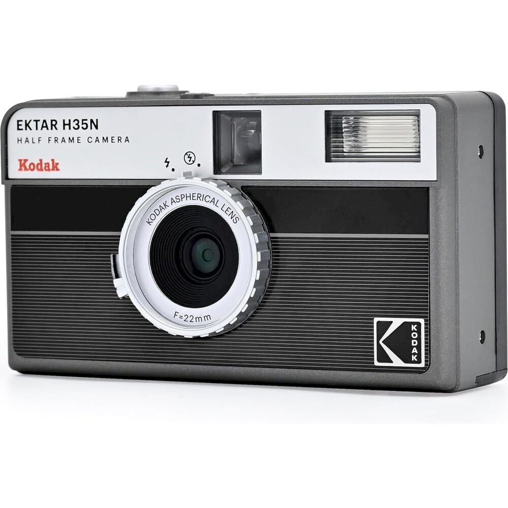 Kodak-EKTAR-H35N-Striped-Analogovy-fotoaparat-cerny