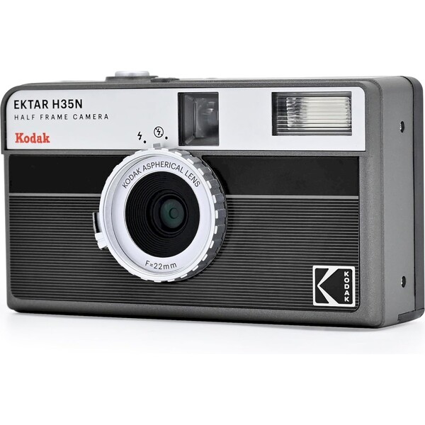 Kodak-EKTAR-H35N-Striped-Analogovy-fotoaparat-cerny