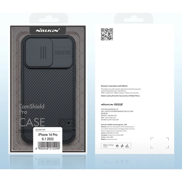 Nillkin CamShield Pro zadní kryt iPhone 14 Pro modrý - Pouzdra - Obrázek LFM4000601