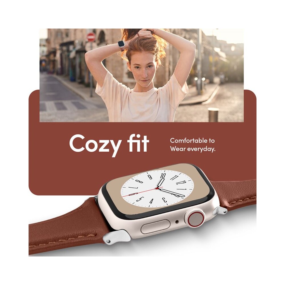 Spigen-Kajuk-Watch-Band-reminek-Apple-Watch-41-40-38mm-hnedy
