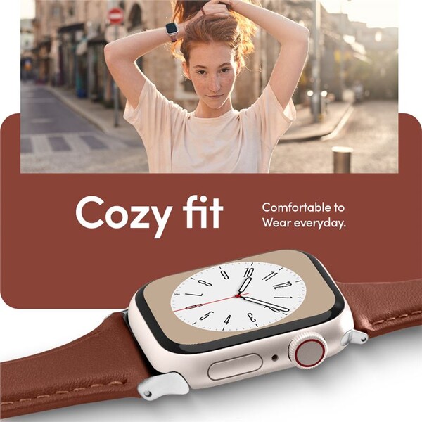 Spigen-Kajuk-Watch-Band-reminek-Apple-Watch-41-40-38mm-hnedy