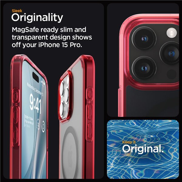 Spigen-Ultra-Hybrid-MagFit-kryt-iPhone-15-Pro-cerveny