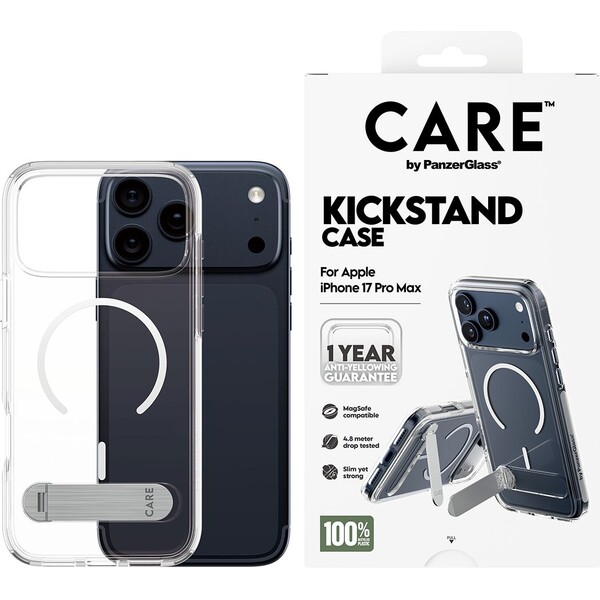PanzerGlass-CARE-Kickstand-kryt-s-MagSafe-Apple-iPhone-17-Pro-Max-stribrny-bily