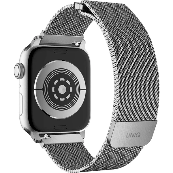 UNIQ Dante ocelový řemínek Apple Watch 42/41/40/38mm Sterling stříbrný - Řemínky - Obrázek LK8G100501