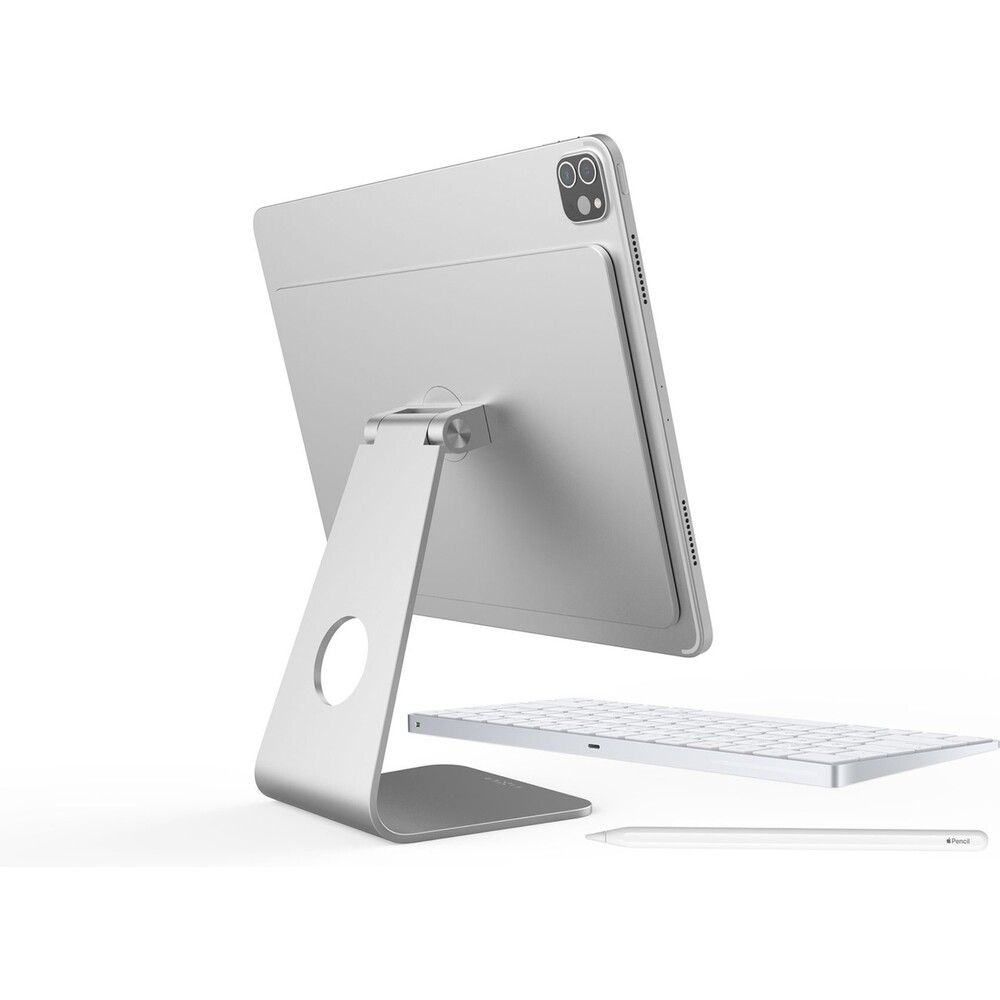 FIXED-Frame-hlinikovy-magneticky-stojanek-iPad-Pro-12-9-18-22-Air-13-M2-stribrny