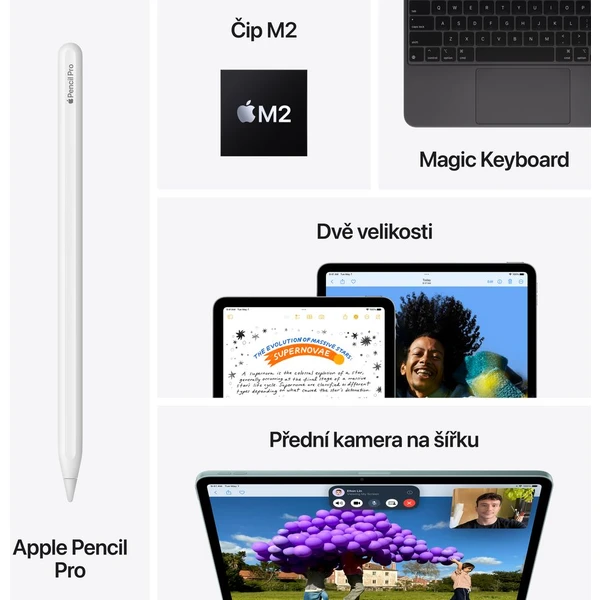Apple iPad Air 13" 1TB Wi-Fi modrý (2024)  - Tablety - Obrázek LN84000J01