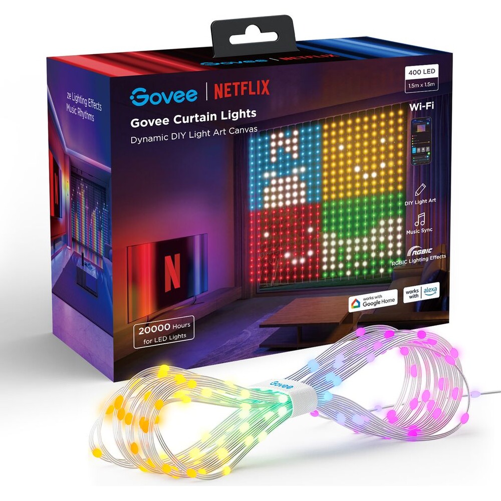 Govee-Netflix-RGBIC-svetelny-zaves-400-LED-1-5-x-1-5m