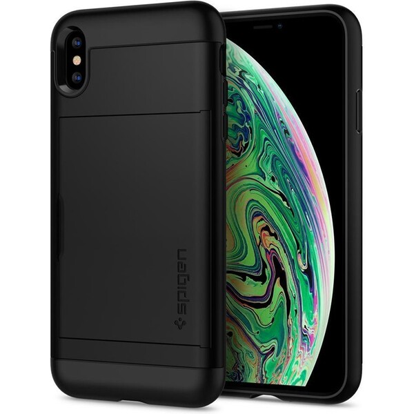 Spigen-Slim-Armor-CS-odolny-kryt-iPhone-XS-X-cerny