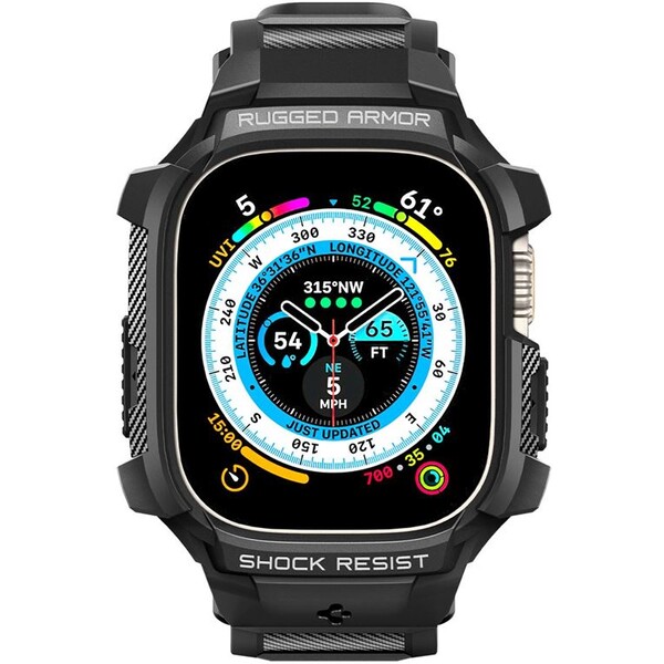 Spigen-Rugged-Armor-Pro-reminek-s-pouzdrem-Apple-Watch-Ultra-3-2-1-49mm-cerny
