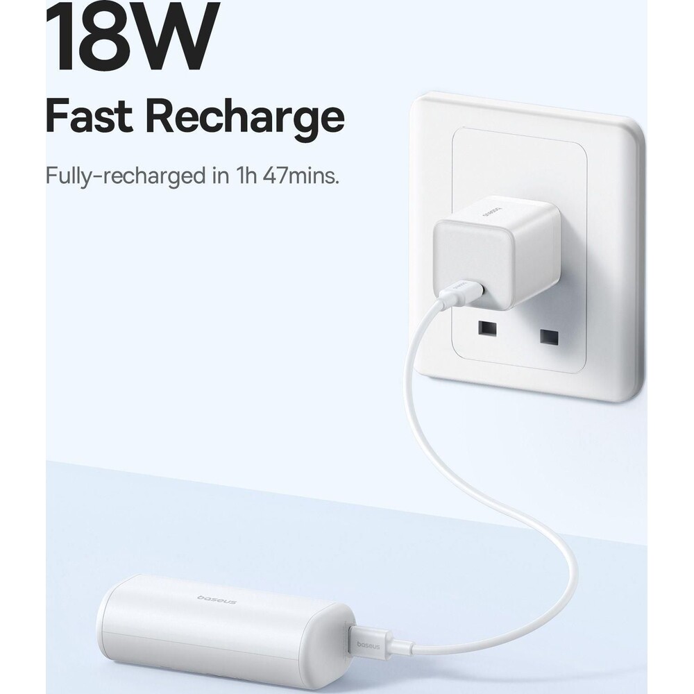 Baseus-Compact-powerbanka-5000mAh-bila