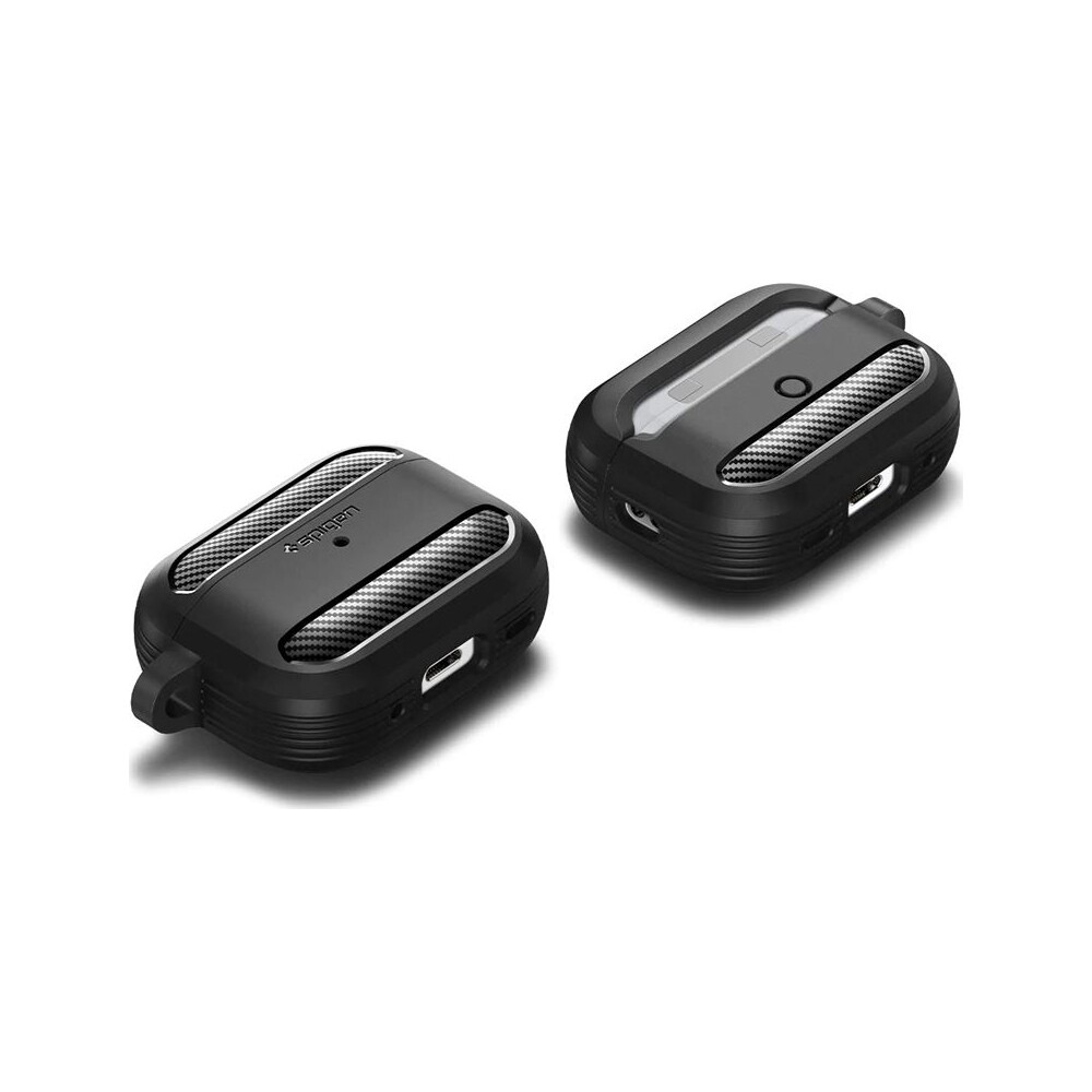 Spigen-Rugged-Armor-pouzdro-pro-AirPods-Pro-2-cerne