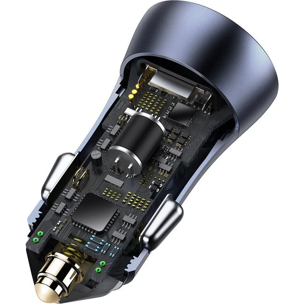 Baseus-Golden-Contactor-Pro-40W-USB-C-nabijecka-do-auta-seda