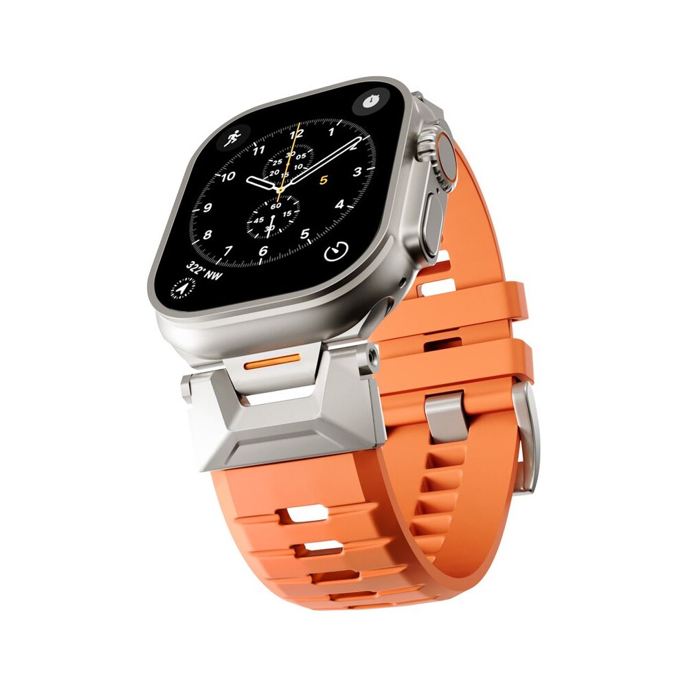 Epico-Rubber-Pro-reminek-s-nerezovym-zapinanim-pro-Apple-Watch-49-46-45-44-42mm-oranzovy