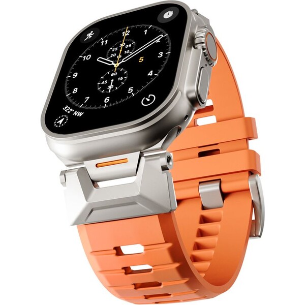 Epico-Rubber-Pro-reminek-s-nerezovym-zapinanim-pro-Apple-Watch-49-46-45-44-42mm-oranzovy