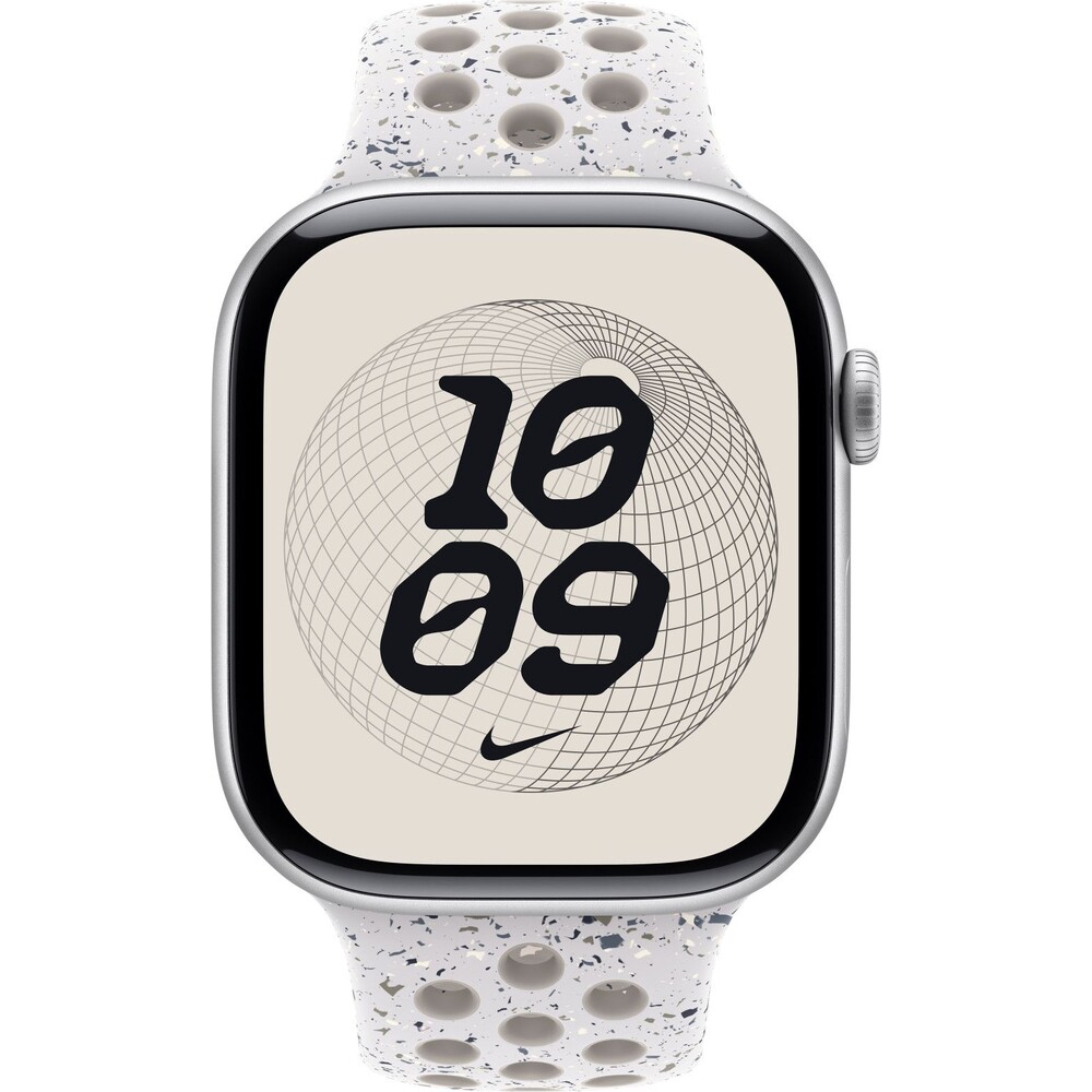 Apple-Watch-49-46-45-44mm-Veiled-Grey-sportovni-reminek-Nike-S-M