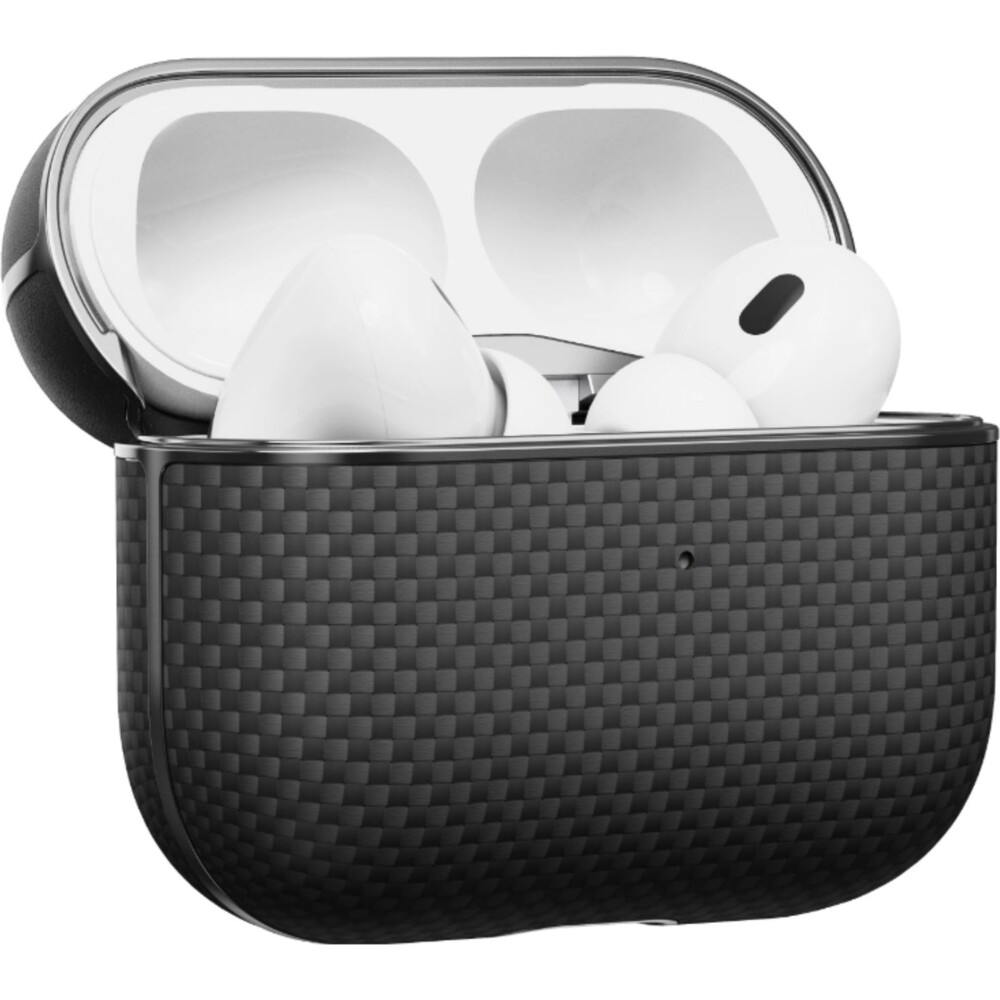 Pitaka-Aramid-Fiber-pouzdro-Apple-AirPods-Pro-2-black-grey-MagSafe-