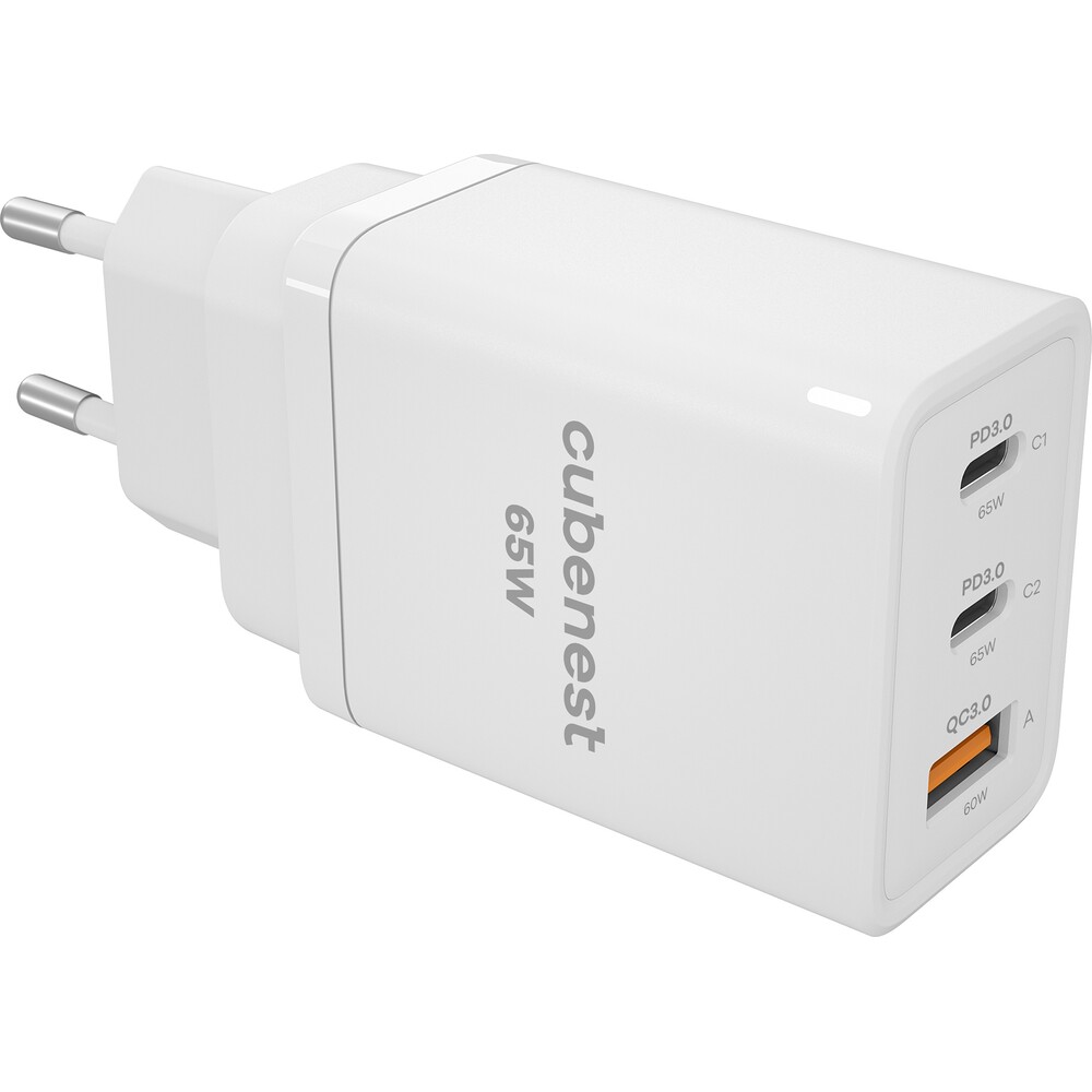 CubeNest-S3D1-PD-cestovni-adapter-65W-bily