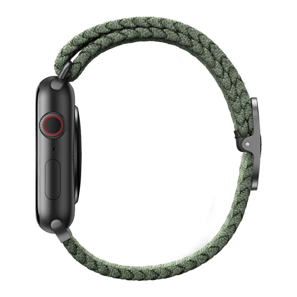 UNIQ-Aspen-Braided-reminek-Apple-Watch-46-45-44-42mm-zeleny