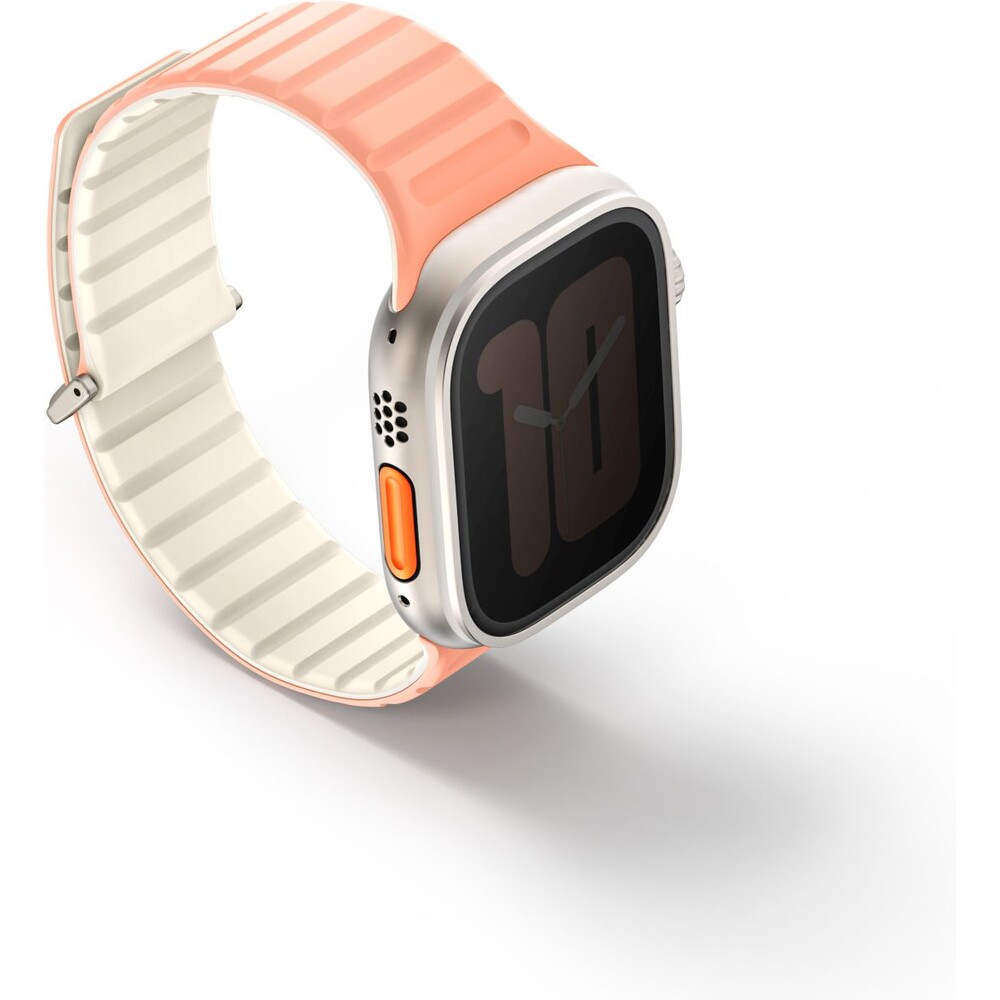 UNIQ-Revix-Evo-oboustranny-reminek-Apple-Watch-49-46-45-44-42mm-ruzovy-kremovy-