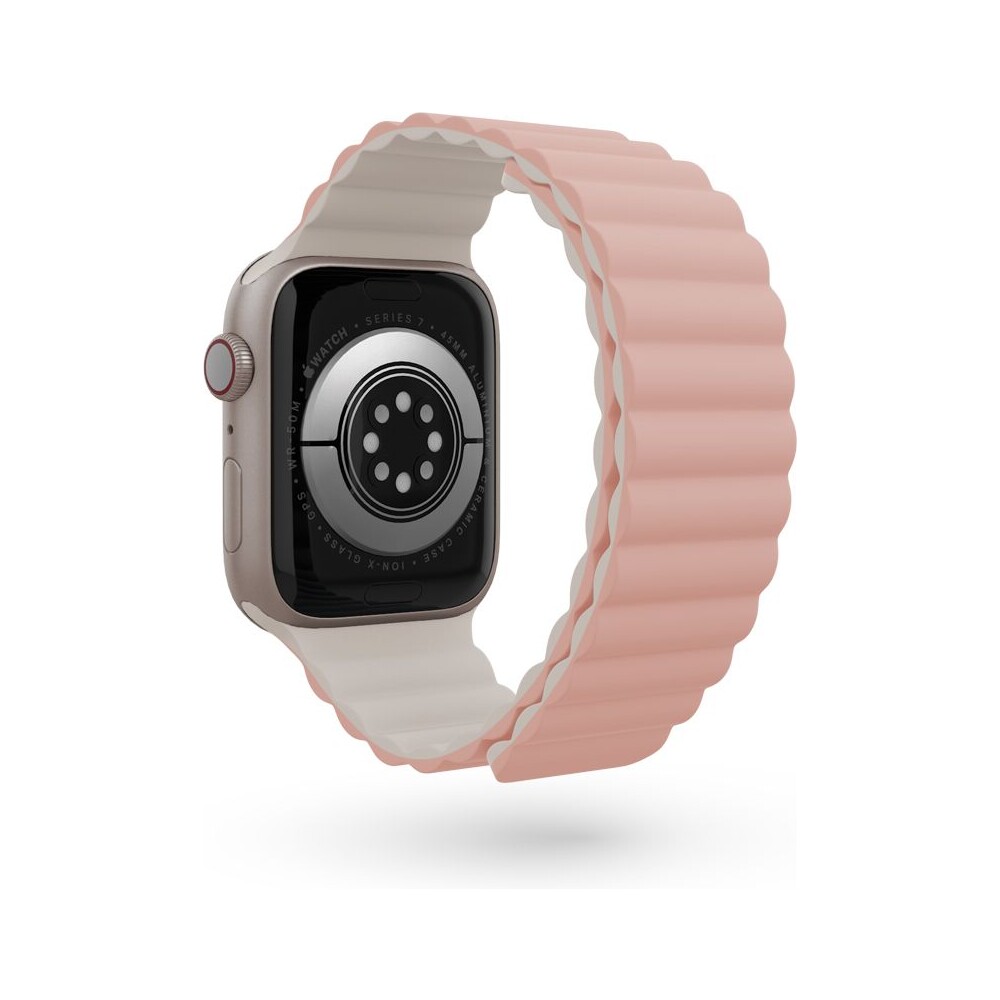 Epico-Watch-Strap-Magnetic-pro-Apple-Watch-42-44-45-49-mm-ruzova-seda