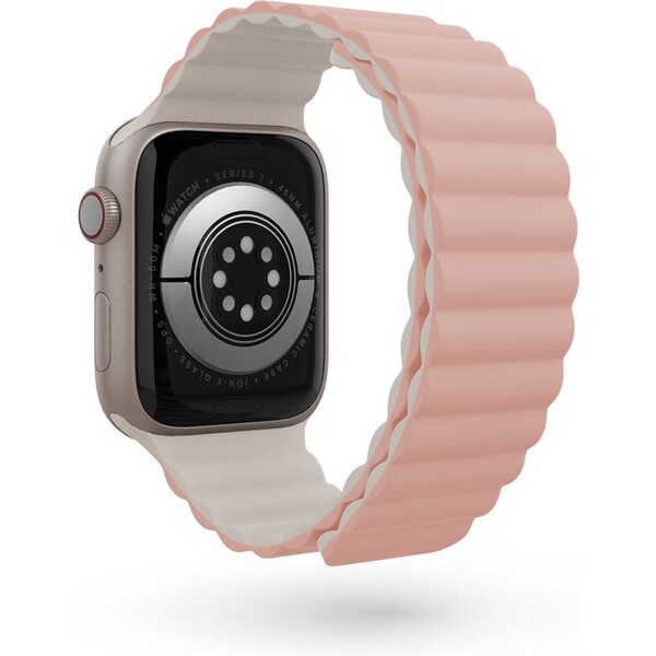 Epico-Watch-Strap-Magnetic-pro-Apple-Watch-42-44-45-49-mm-ruzova-seda